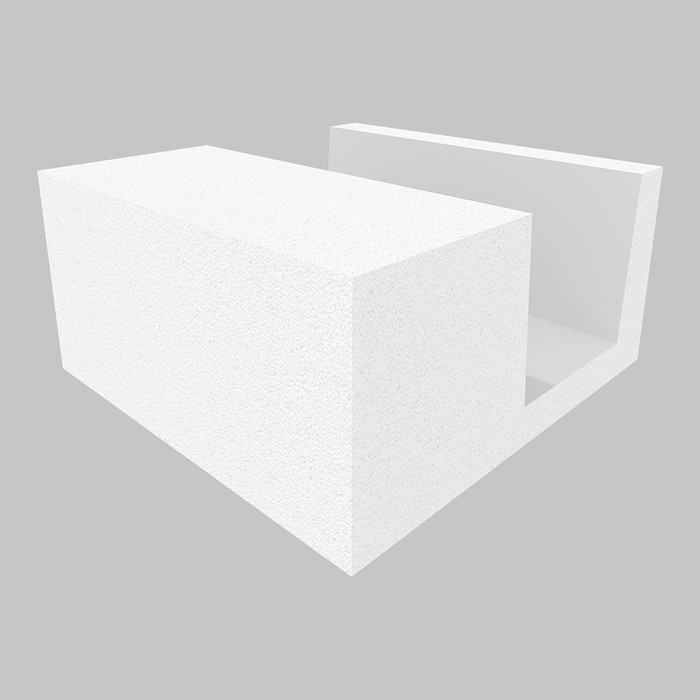 Газобетонный U-блок ISTKULT 500 мм | длиной 625 мм